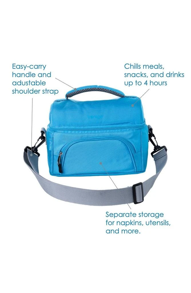 商品BENTGO|Deluxe Lunch Bag - Blue,价格¥207,第3张图片详细描述