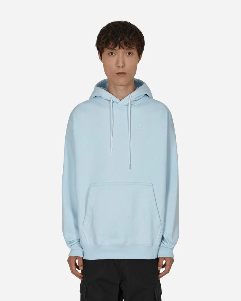 商品NIKE|Solo Swoosh Hooded Sweatshirt Blue,价格¥398,第1张图片