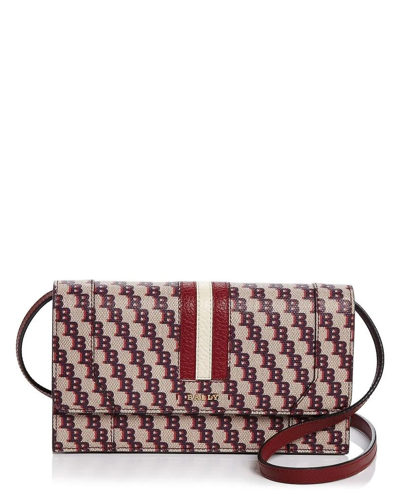 商品Bally|NEW Bally Stafford Ladies 6232890 Red Leather Chain Wallet MSRP,价格¥2541,第1张图片