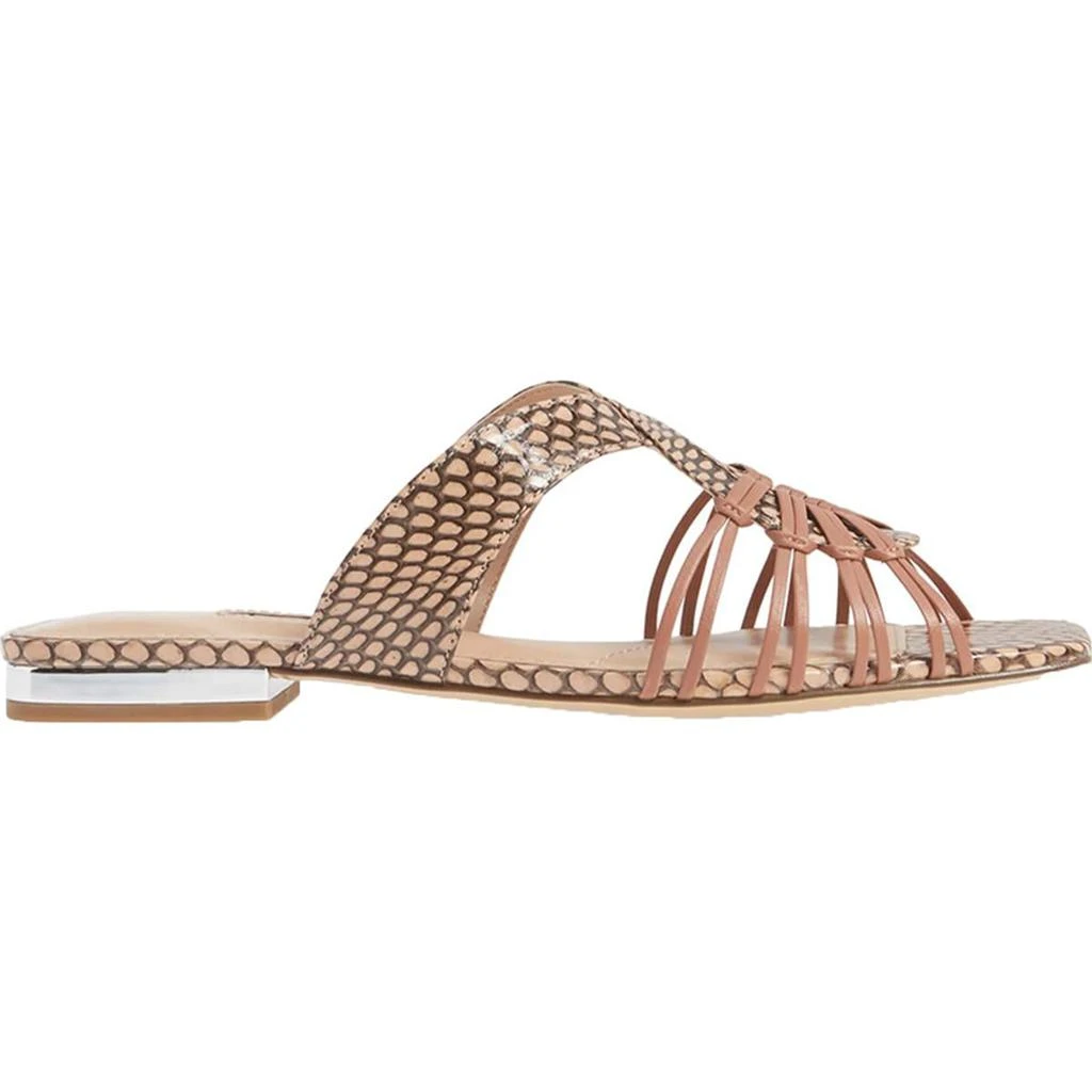 商品Charles David|Charles David Womens Silvy Leather Snake Print Slide Sandals,价格¥139,第2张图片详细描述