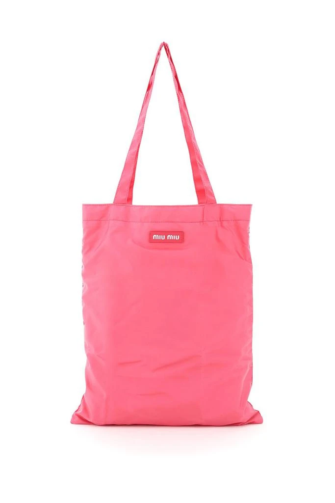 商品Miu Miu|Miu Miu Foldable Shopper Tote Bag,价格¥2578,第1张图片