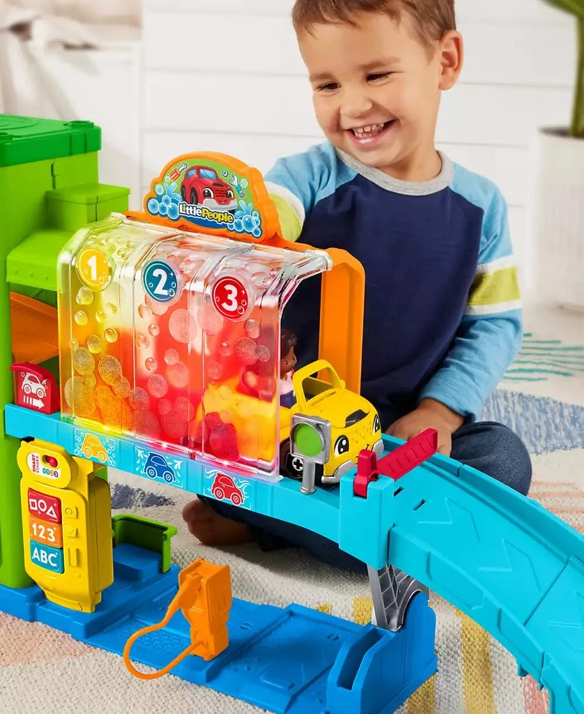 商品Fisher Price|Little People Light-Up Learning Garage Toddler Playset,价格¥336,第2张图片详细描述