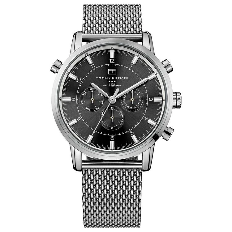 商品Tommy Hilfiger|Men's Stainless Steel Mesh Bracelet Watch 44mm 1790877,价格¥926,第1张图片