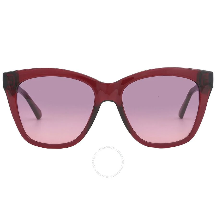 商品Calvin Klein|Red Gradient Square Ladies Sunglasses CKJ22608S 679 54,价格¥152,第1张图片