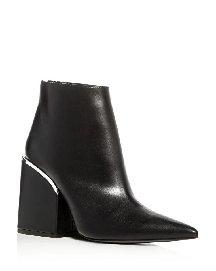 商品Marni|Pointed Toe 粗跟短靴,价格¥3704,第1张图片