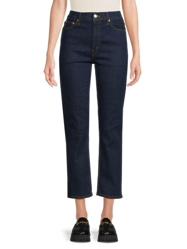 商品Derek Lam|Drew High Rise Cropped Jeans,价格¥378,第1张图片