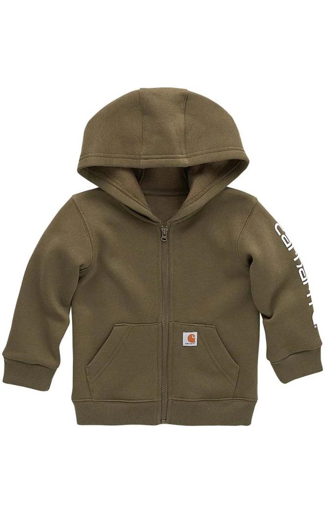 商品Carhartt|(CP8565) Long-Sleeve Full-Zip Hooded Sweatshirt - Ivy Green,价格¥248,第1张图片