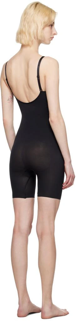 商品SKIMS|Black Seamless Sculpt Mid Thigh Bodysuit,价格¥737,第3张图片详细描述