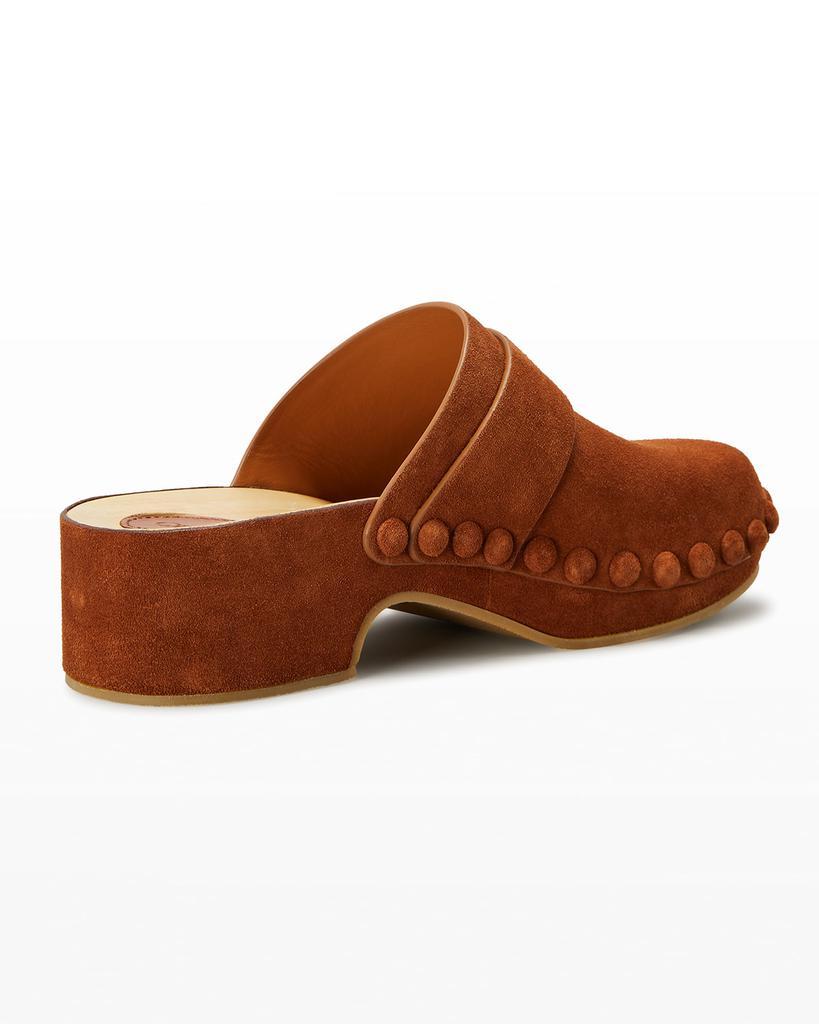 商品Chloé|Joy Suede Mule Clogs,价格¥6946,第5张图片详细描述