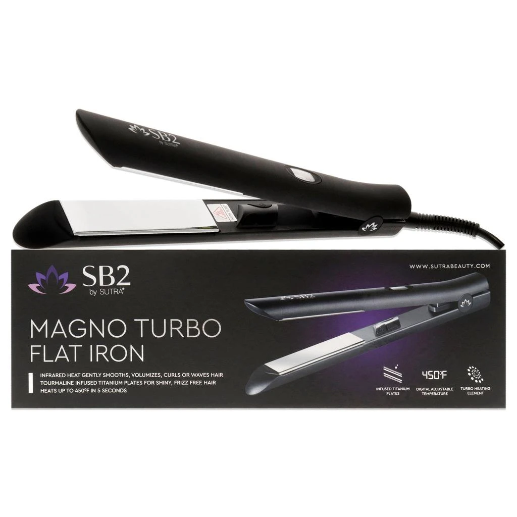 商品Sutra|Magno Turbo Flat Iron - 10HSMT-B1 - Black by Sutra for Unisex - 1 Pc Flat Iron,价格¥659,第1张图片