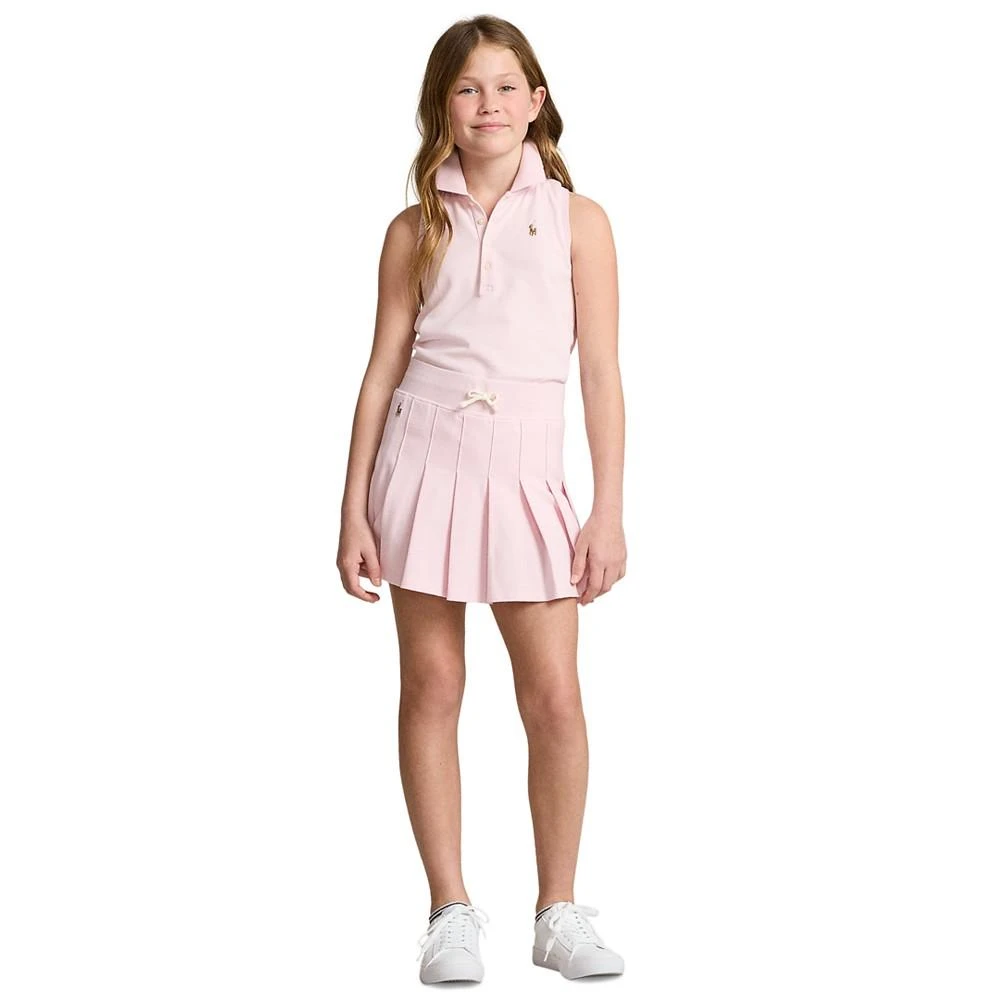 商品Ralph Lauren|Big Girls Pleated Mesh Drawstring Skort,价格¥226,第2张图片详细描述