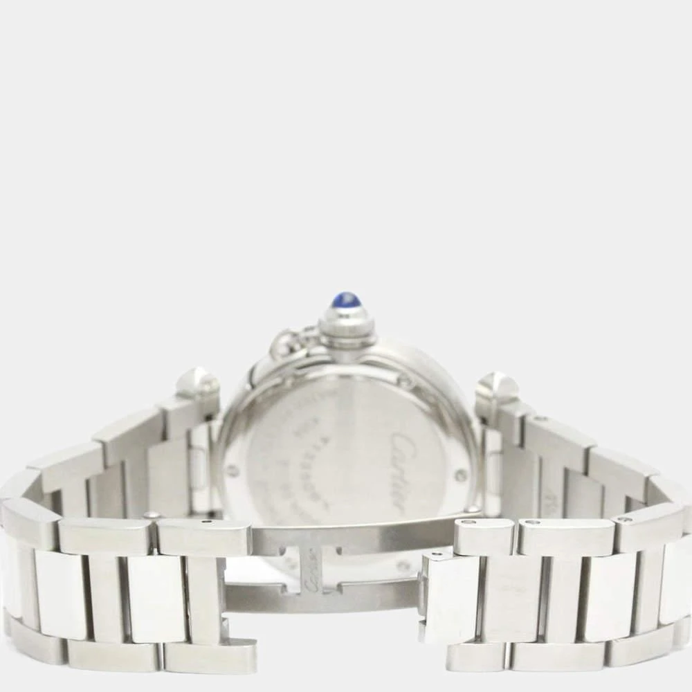 商品[二手商品] Cartier|Cartier Silver Stainless Steel Pasha WSPA002 Quartz Women's Wristwatch 30 mm,价格¥27949,第4张图片详细描述