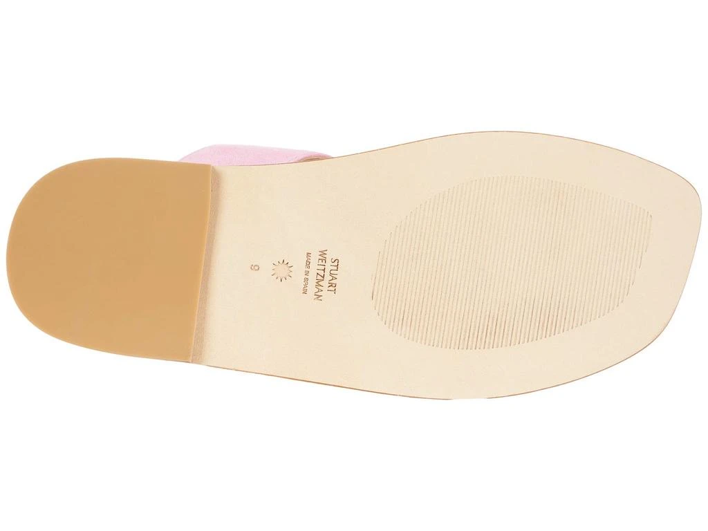 商品Stuart Weitzman|Goldie Flat Sandal,价格¥735,第3张图片详细描述