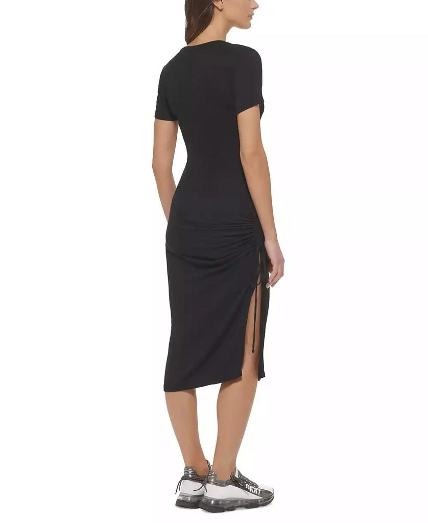 商品DKNY|Women's Rib-Knit Bodycon Midi Dress,价格¥214,第2张图片详细描述