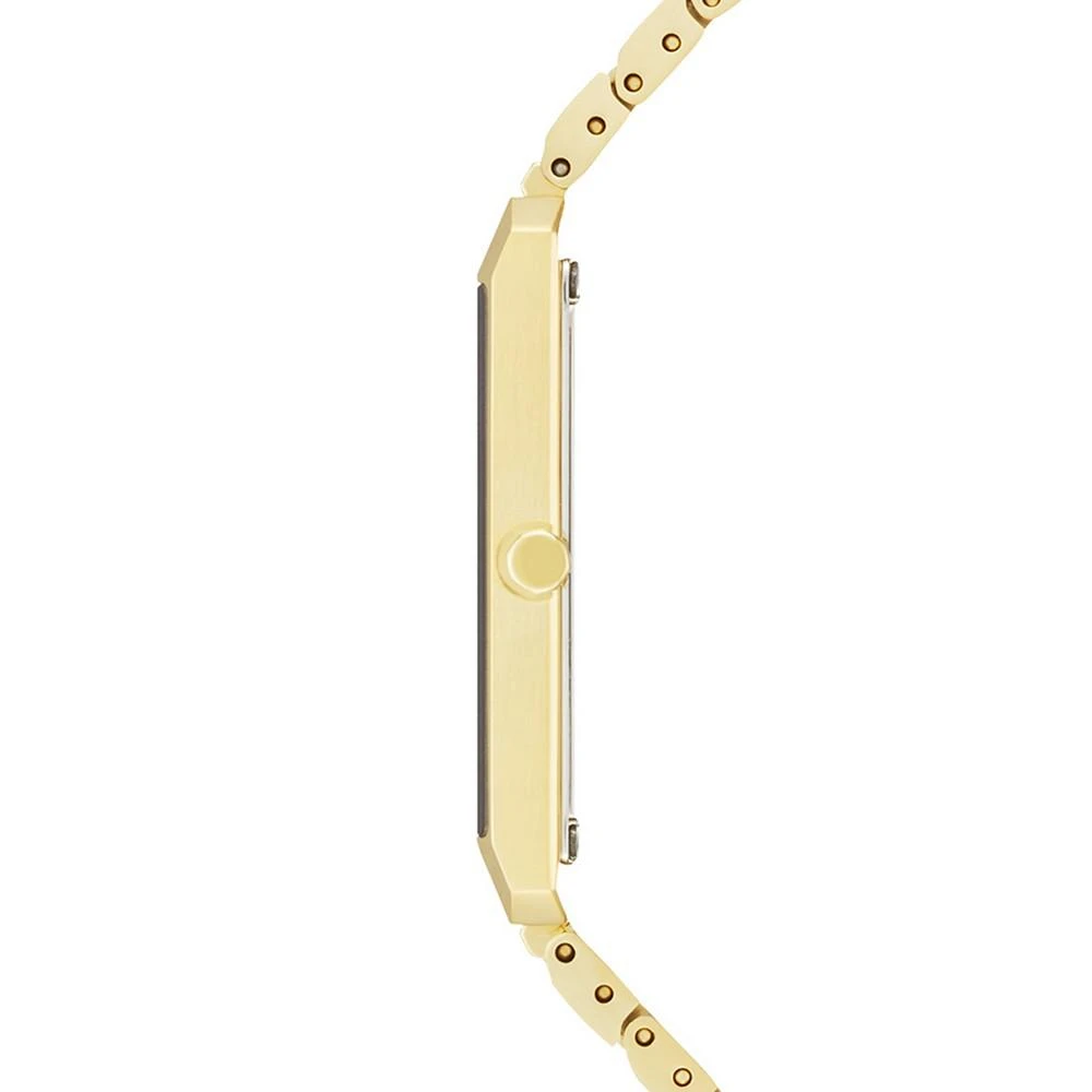 商品Citizen|Eco-Drive Unisex Stiletto Gold-Tone Stainless Steel Bracelet Watch 28x38mm,价格¥2357,第2张图片详细描述