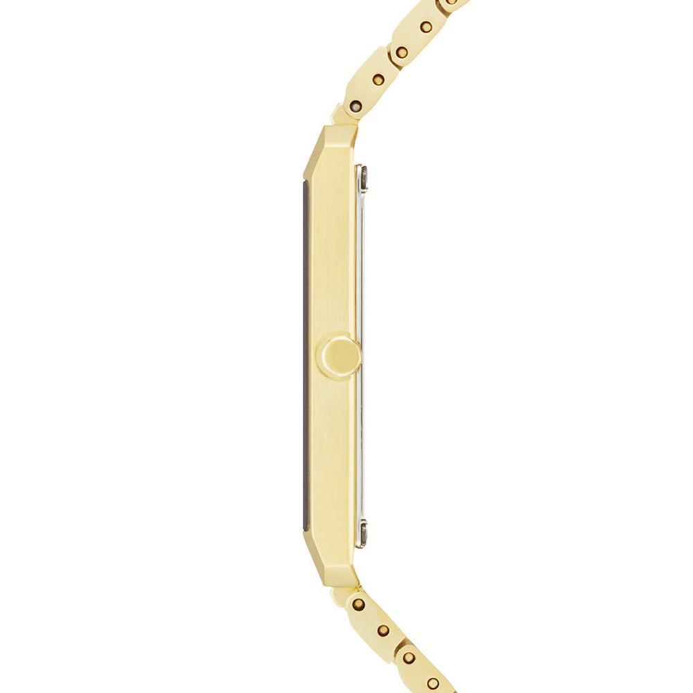 商品Citizen|Eco-Drive Unisex Stiletto Gold-Tone Stainless Steel Bracelet Watch 28x38mm,价格¥2805,第4张图片详细描述