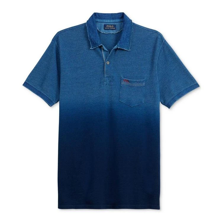 商品Ralph Lauren|Men's Big & Tall Classic-Fit Ombre Mesh Polo Shirt,价格¥902,第5张图片详细描述