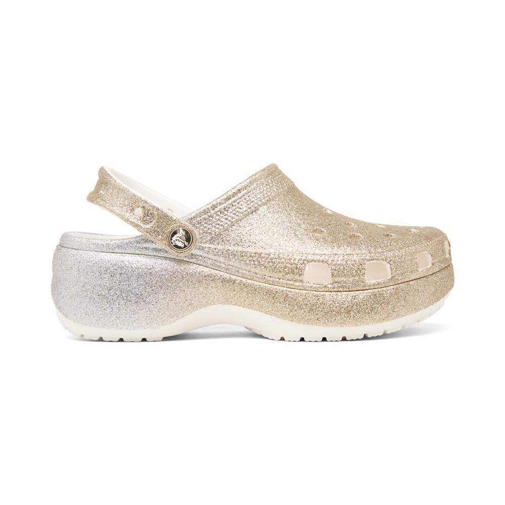 商品Crocs|Women's Classic Platform Clogs from Finish Line,价格¥364,第4张图片详细描述