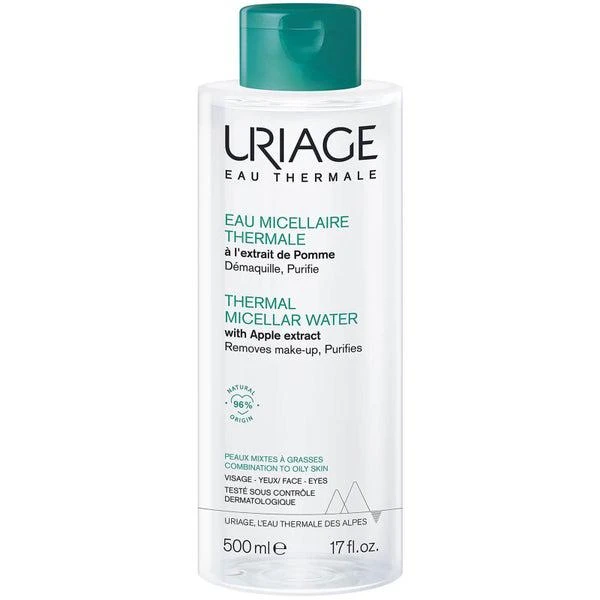 商品Uriage|Uriage Thermal Micellar Water for Combination to Oily Skin 500ml (Worth $28),价格¥130,第1张图片