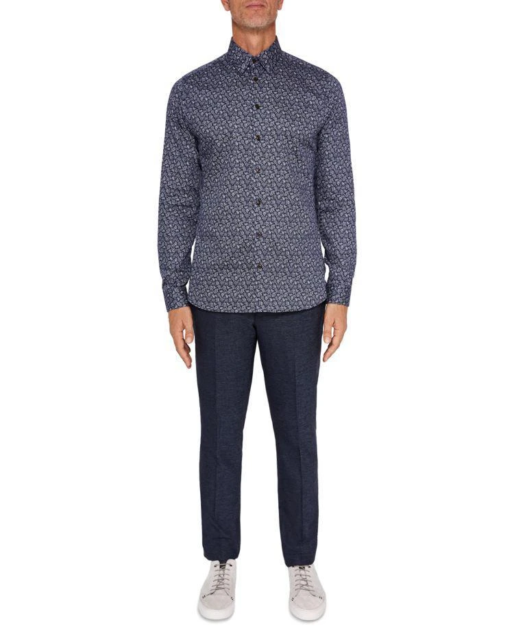 商品Ted Baker London|Ted Baker Lysee Paisley Regular Fit Button-Down Shirt,价格¥689,第3张图片详细描述