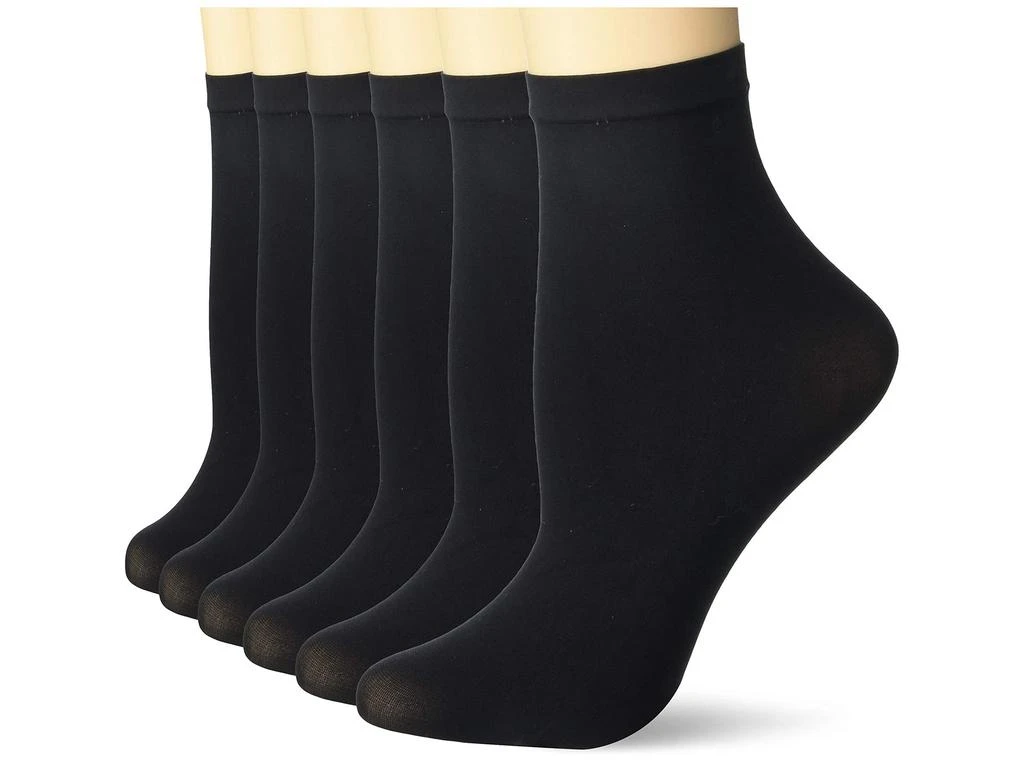 商品Hanes|Womens Opaque Silhouette Socks 6-pair Bundle,价格¥190,第1张图片