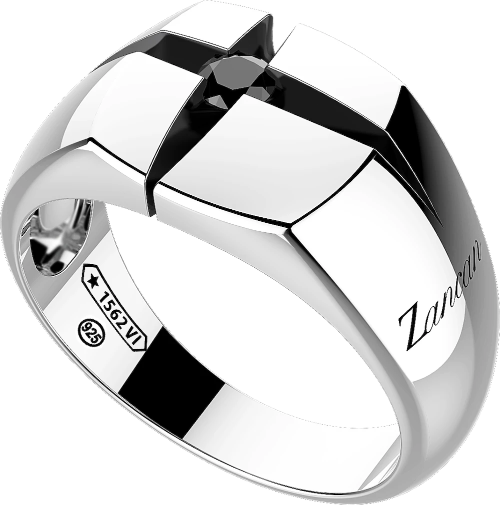 商品Zancan|Silver ring with natural stone,价格¥1062,第1张图片