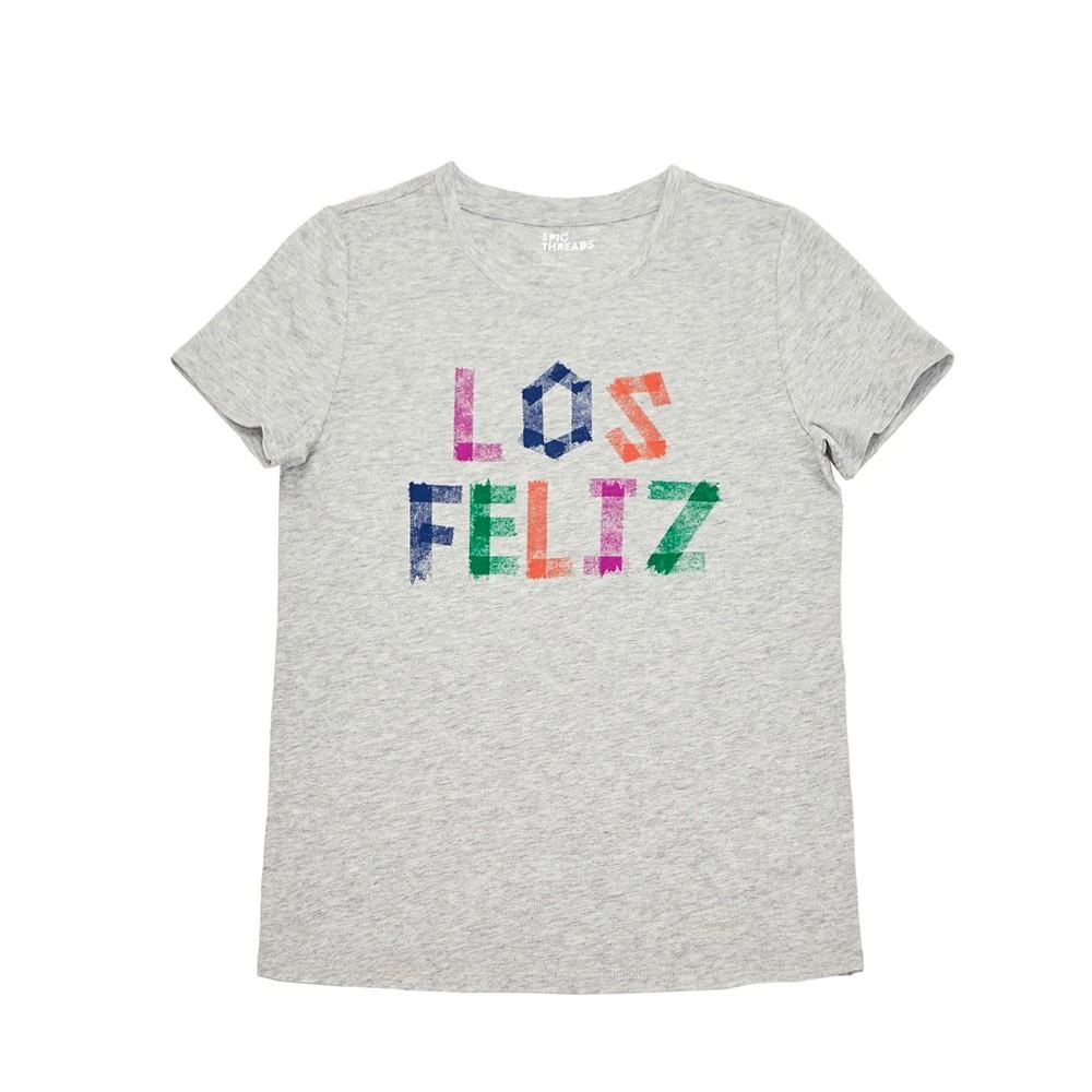 商品Epic Threads|Big Girls 'Los Feliz' T-shirt, Created For Macy's,价格¥24,第1张图片