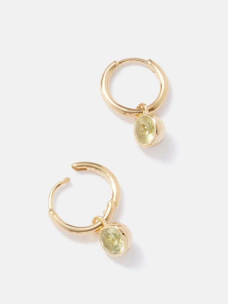 商品Theodora Warre|Topaz, sapphire & gold-plated silver earrings,价格¥1635,第4张图片详细描述