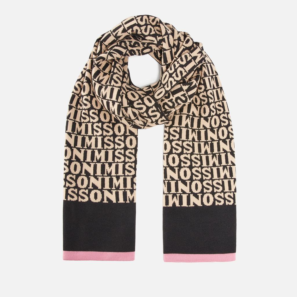 Missoni Logo Wool-Blend Scarf商品第1张图片规格展示