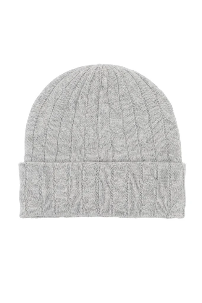 商品Ralph Lauren|Cable-knit cashmere and wool beanie hat,价格¥421,第2张图片详细描述