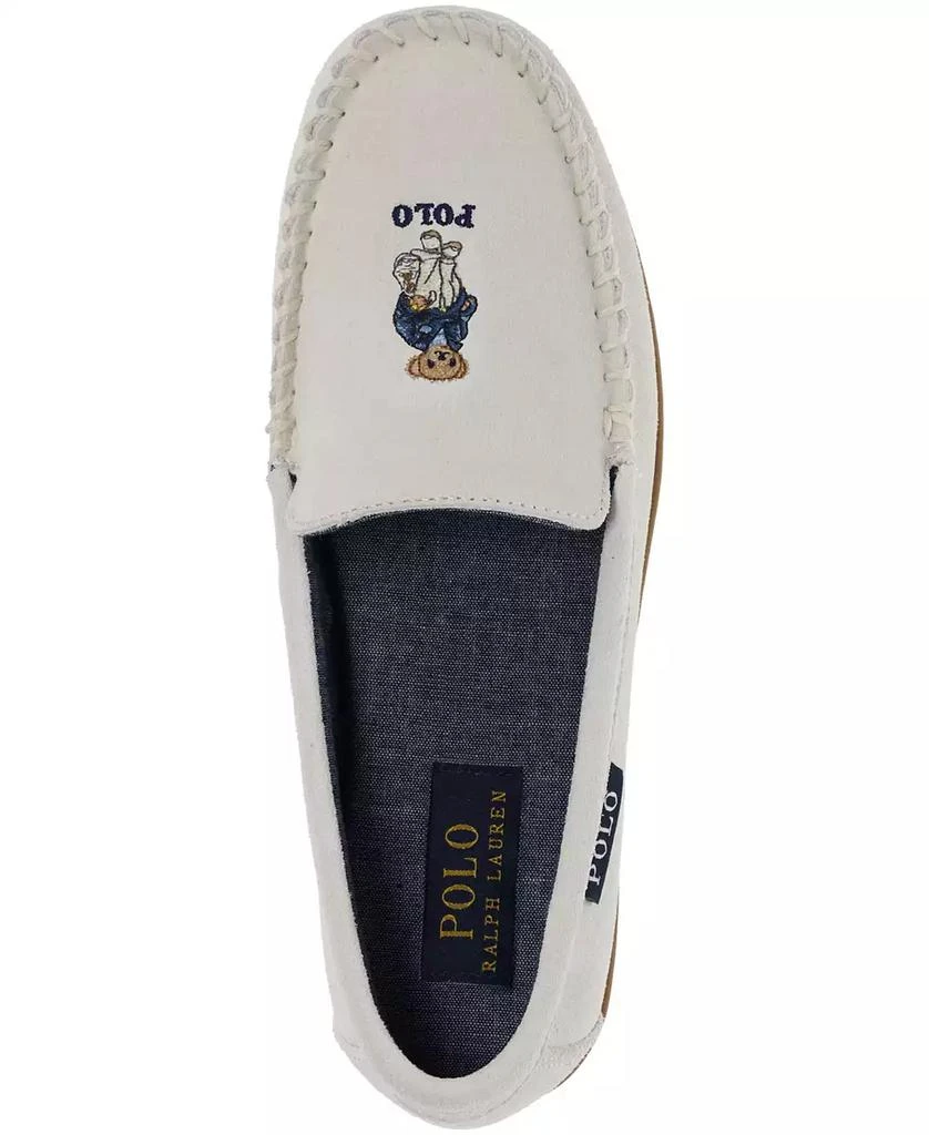 商品Ralph Lauren|Women's Collins Mediterranean Bear Suede Moccasin Slippers,价格¥479,第4张图片详细描述