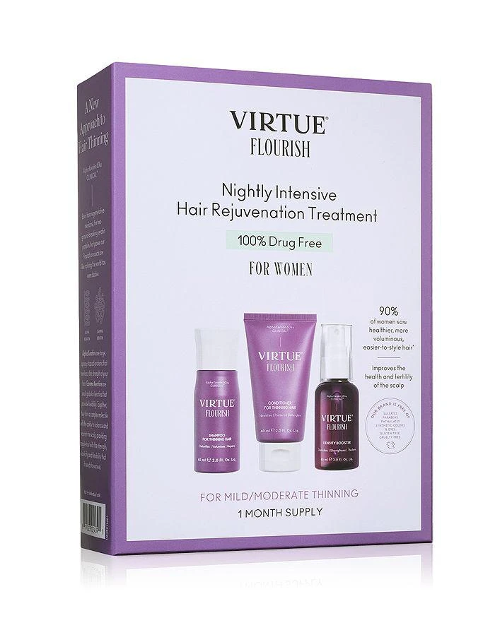 商品VIRTUE|Flourish Nightly Intensive Hair Rejuvenation Treatment - 30 Days,价格¥487,第1张图片