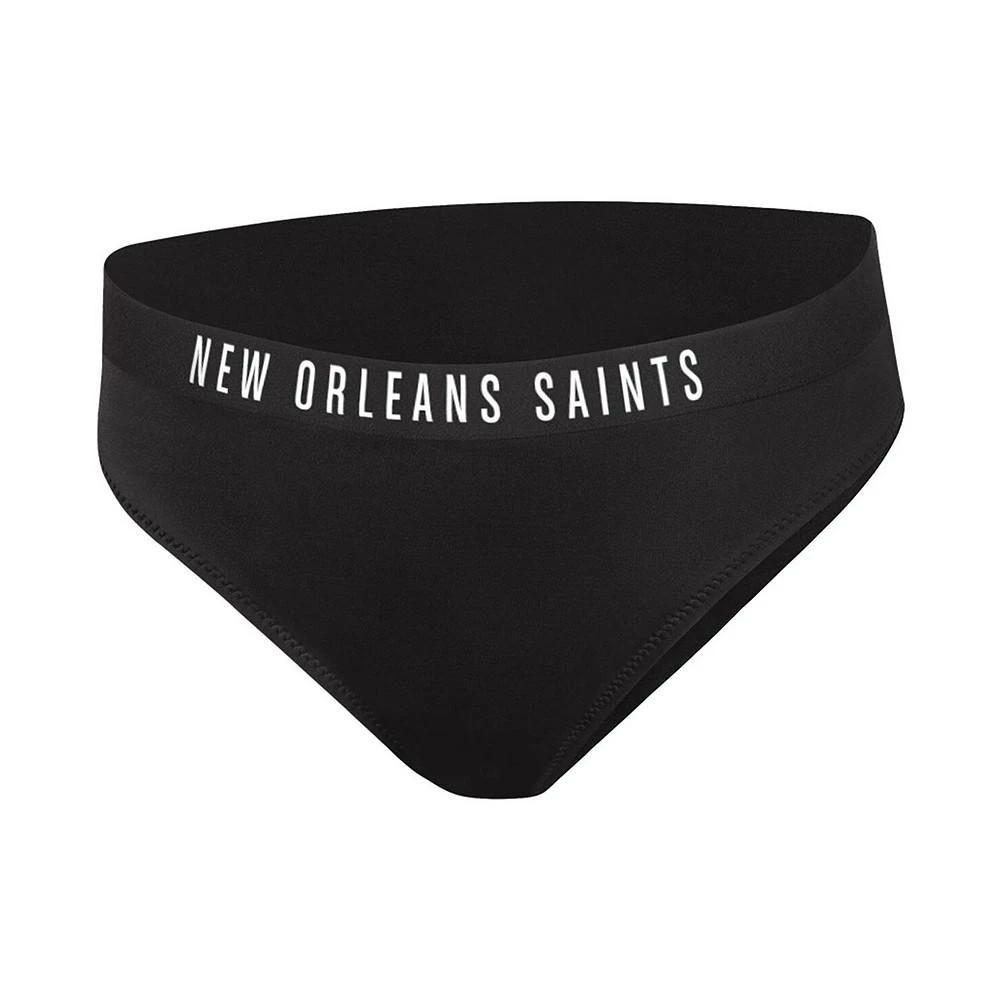 商品G-III 4Her by Carl Banks|Women's Black New Orleans Saints All-Star Bikini Bottom,价格¥226,第1张图片