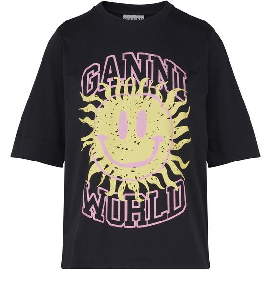 商品Ganni|平针织T恤,价格¥626,第1张图片