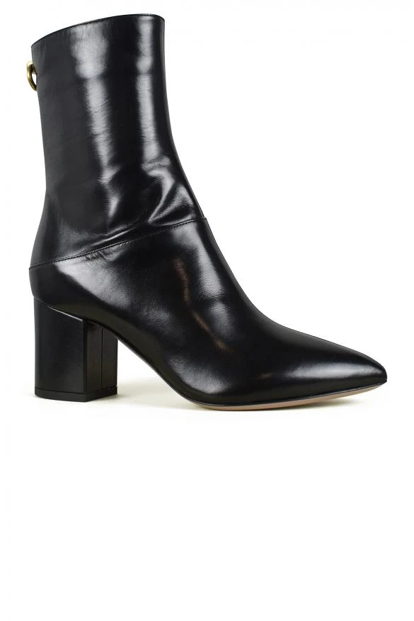 商品Valentino|Luxury shoes for women valentino black leather boots low heel,价格¥5362,第3张图片详细描述