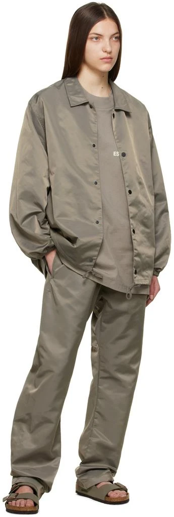 商品Essentials|Taupe Nylon Trousers,价格¥332,第4张图片详细描述