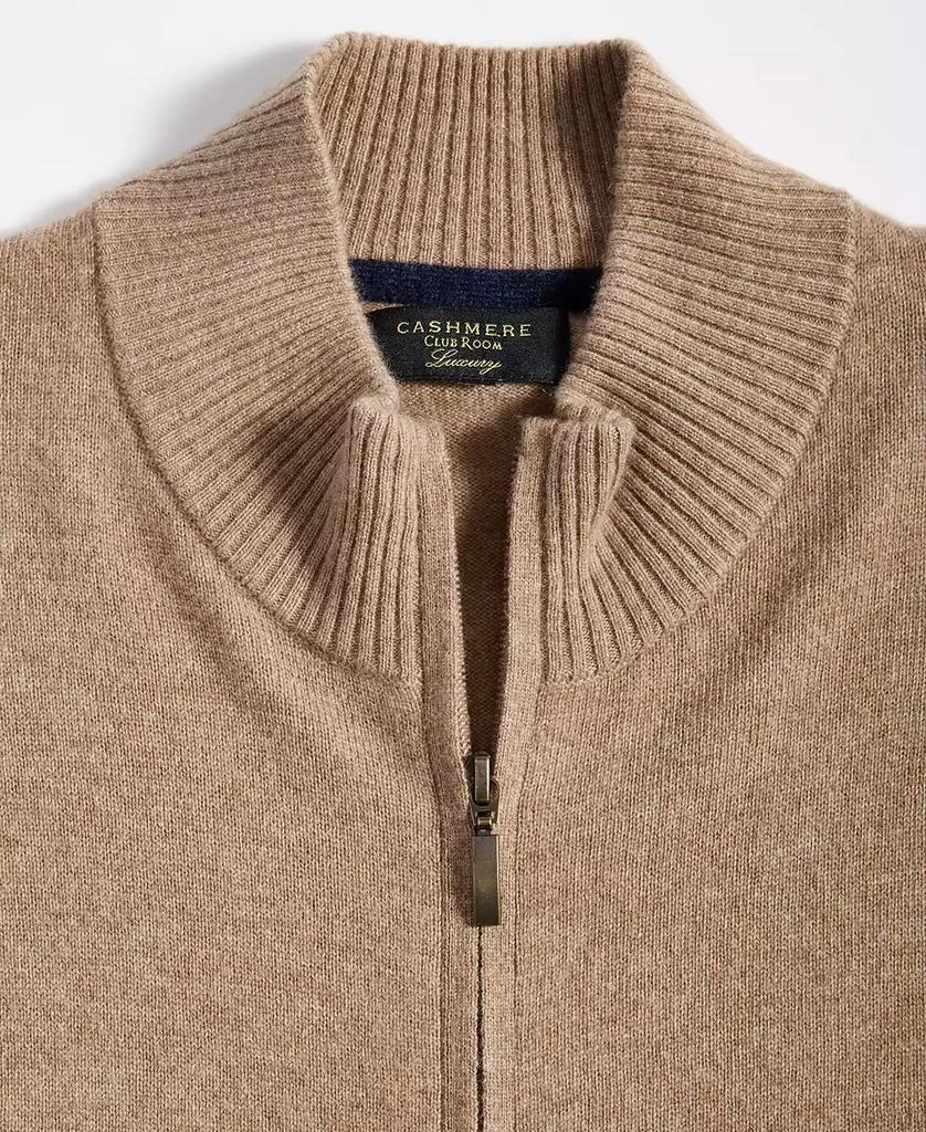 商品Club Room|Men's Full-Zip Cashmere Sweater, Created for Macy's,价格¥380,第3张图片详细描述