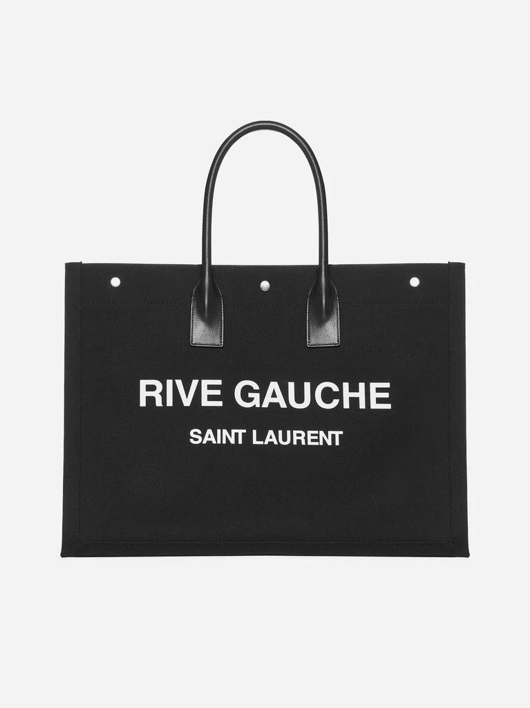 商品Yves Saint Laurent|Rive Gauche canvas tote bag,价格¥12687,第1张图片