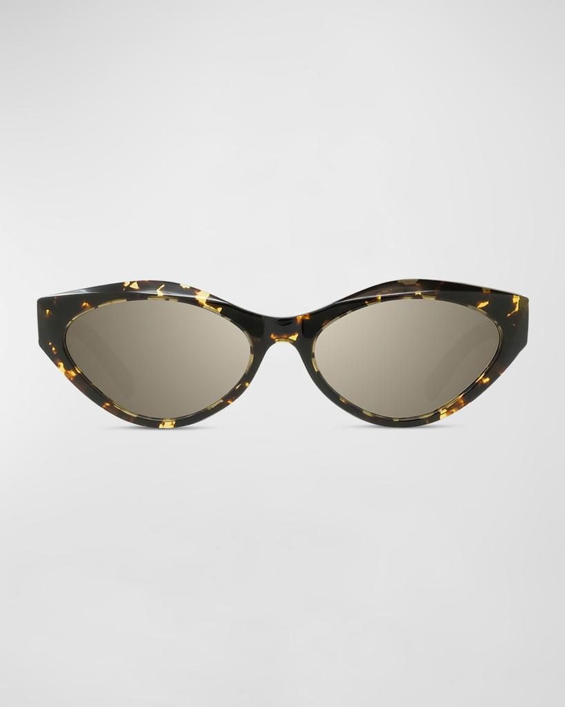 Mirrored Acetate Cat-Eye Sunglasses商品第3张图片规格展示