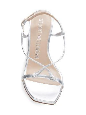 ​Astrid Faux Pearl Studded Leather Sandal Pumps 商品