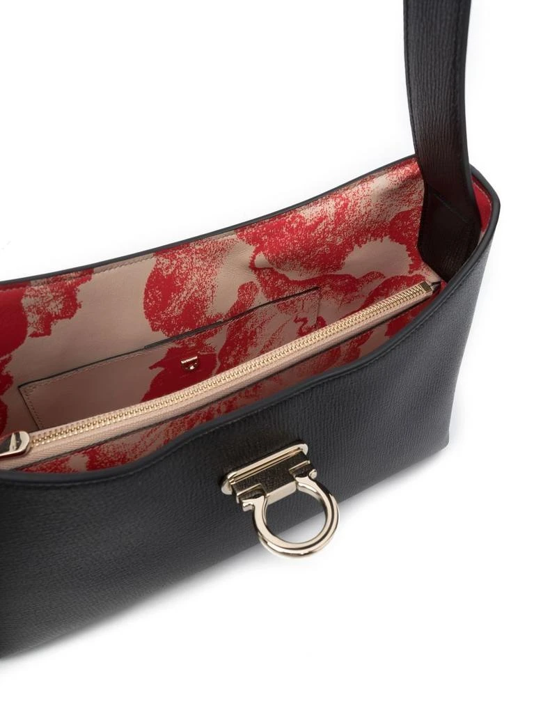 商品Salvatore Ferragamo|SALVATORE FERRAGAMO Trifolio leather shoulder bag,价格¥9541,第5张图片详细描述