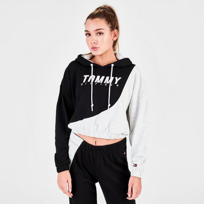 Women's Tommy Hilfiger Sport Block Cropped Hoodie商品第1张图片规格展示