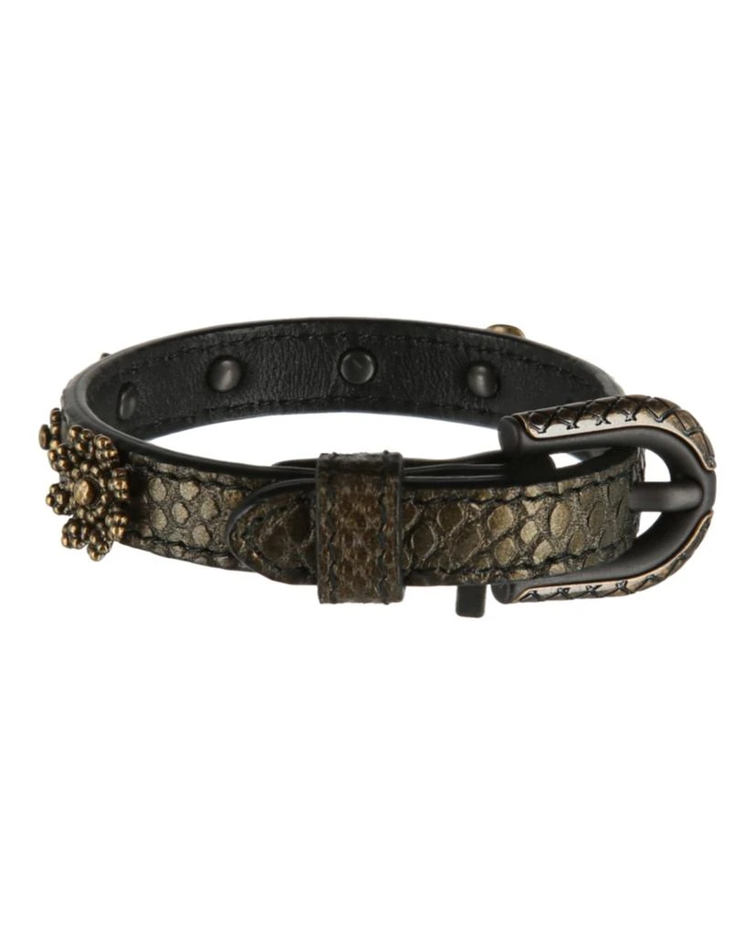 商品Bottega Veneta|Floral Embellished Leather Bracelet,价格¥970,第1张图片