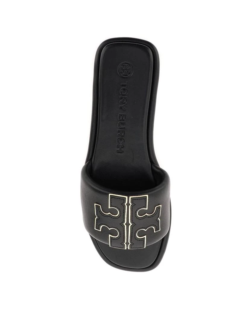 商品Tory Burch|'double T' Leather Sliders,价格¥1404,第2张图片详细描述