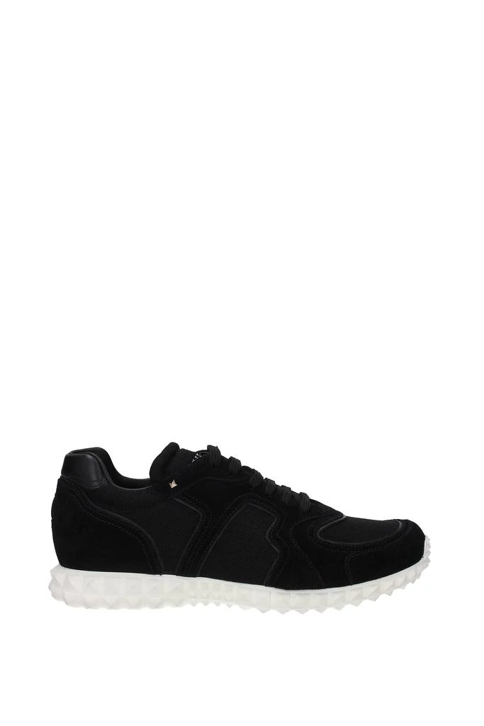 商品Valentino|Sneakers Suede Black,价格¥1739,第1张图片