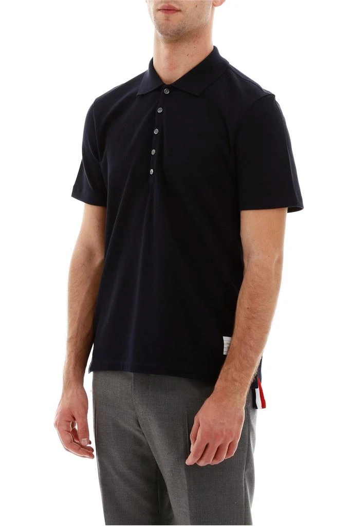 商品Thom Browne|Thom Browne RWB Striped Polo Shirt,价格¥2805-¥2813,第2张图片详细描述