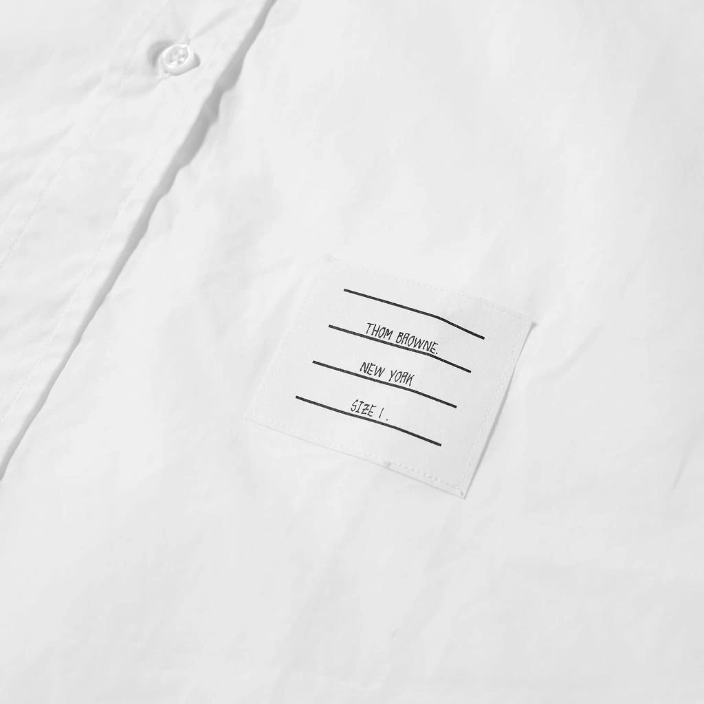 商品Thom Browne|Thom Browne Grosgrain Placket Solid Poplin Shirt,价格¥2043,第3张图片详细描述