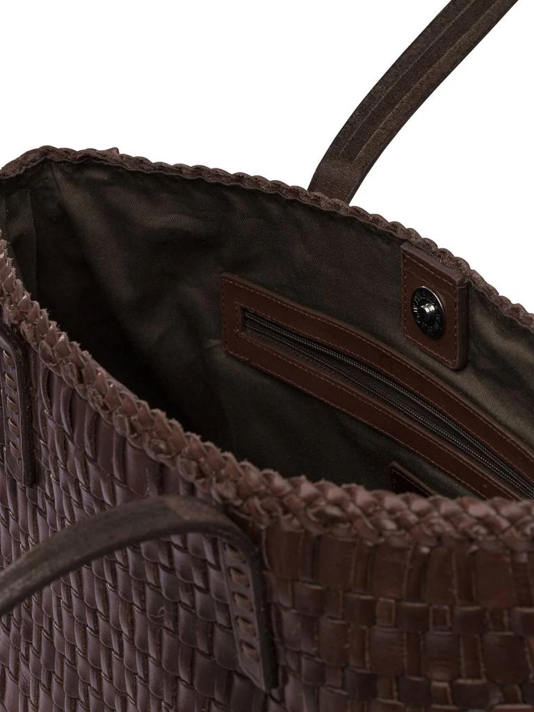 商品DRAGON DIFFUSION|Salvage Irregular Woven Tote 35x25x12 Cm Shoulder Bags Brown,价格¥2553,第5张图片详细描述