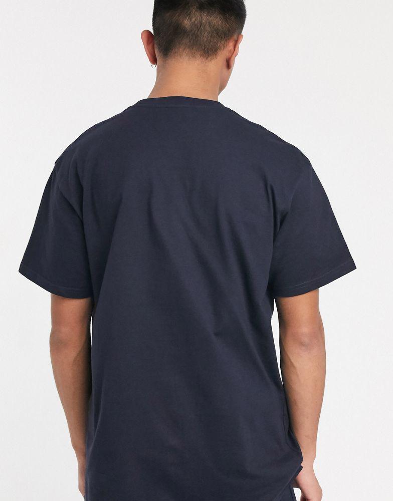 Carhartt WIP Chase t-shirt in navy商品第2张图片规格展示