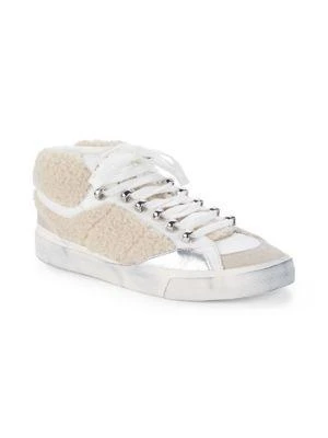商品Marc Fisher|Merin Faux Fur Trim Sneakers,价格¥256,第2张图片详细描述